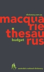 Macquarie Budget Thesaurus