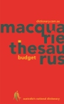 Macquarie Budget Thesaurus