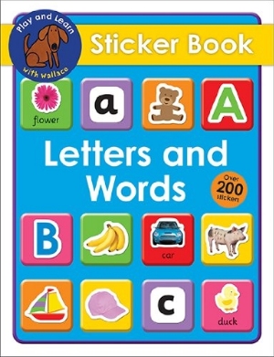 Letters and Words Sticker Book