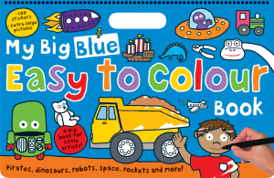 My Big Blue Easy to Colour Book