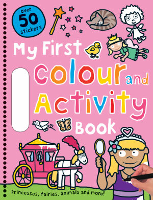 Pink Colour and Activity Book